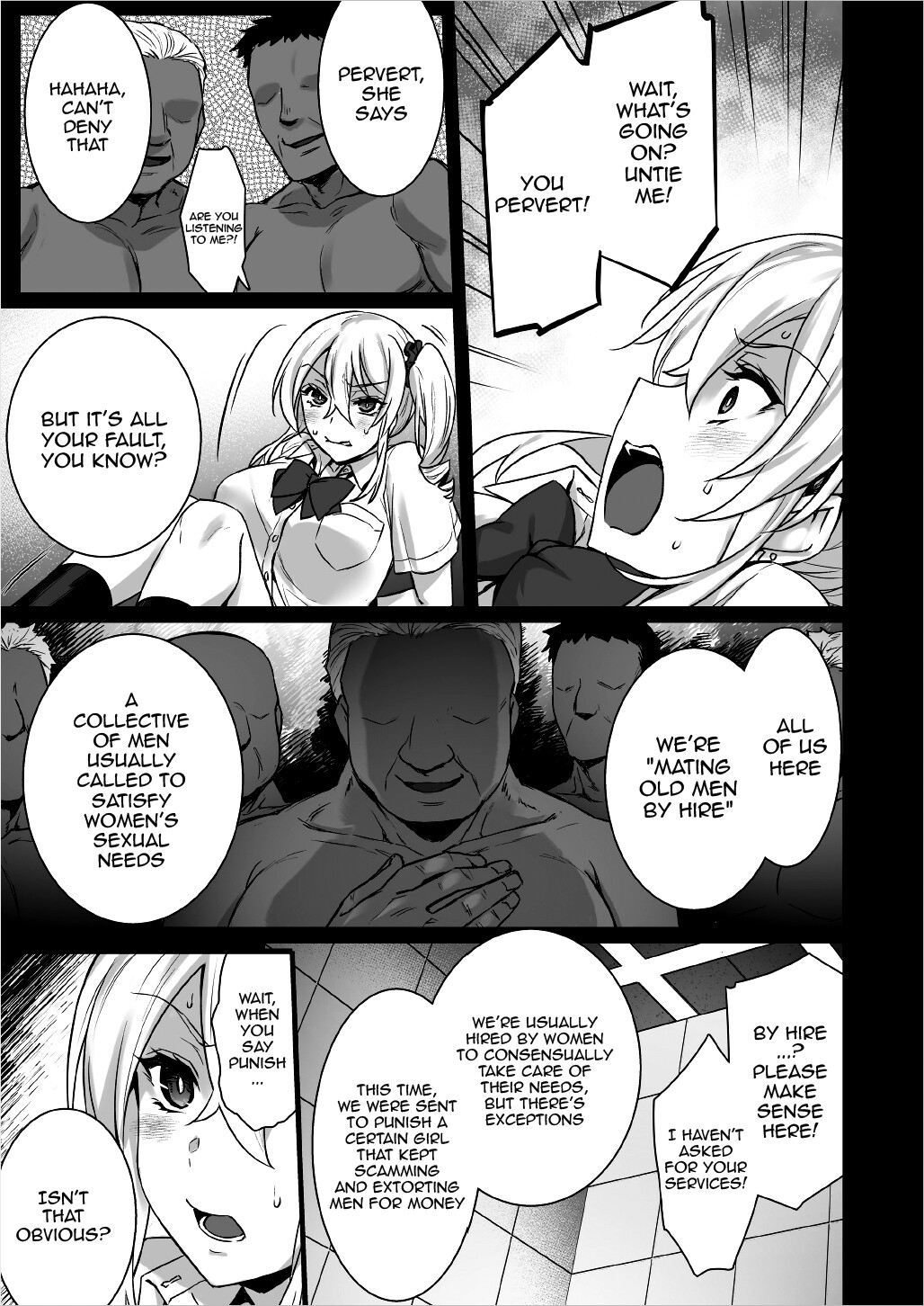 Hentai Manga Comic-Rental Breeding Old Men 4 ~Gang Banging A Gal As Punishment For Blackmailing Through Sugar Daddy Services~-Read-12